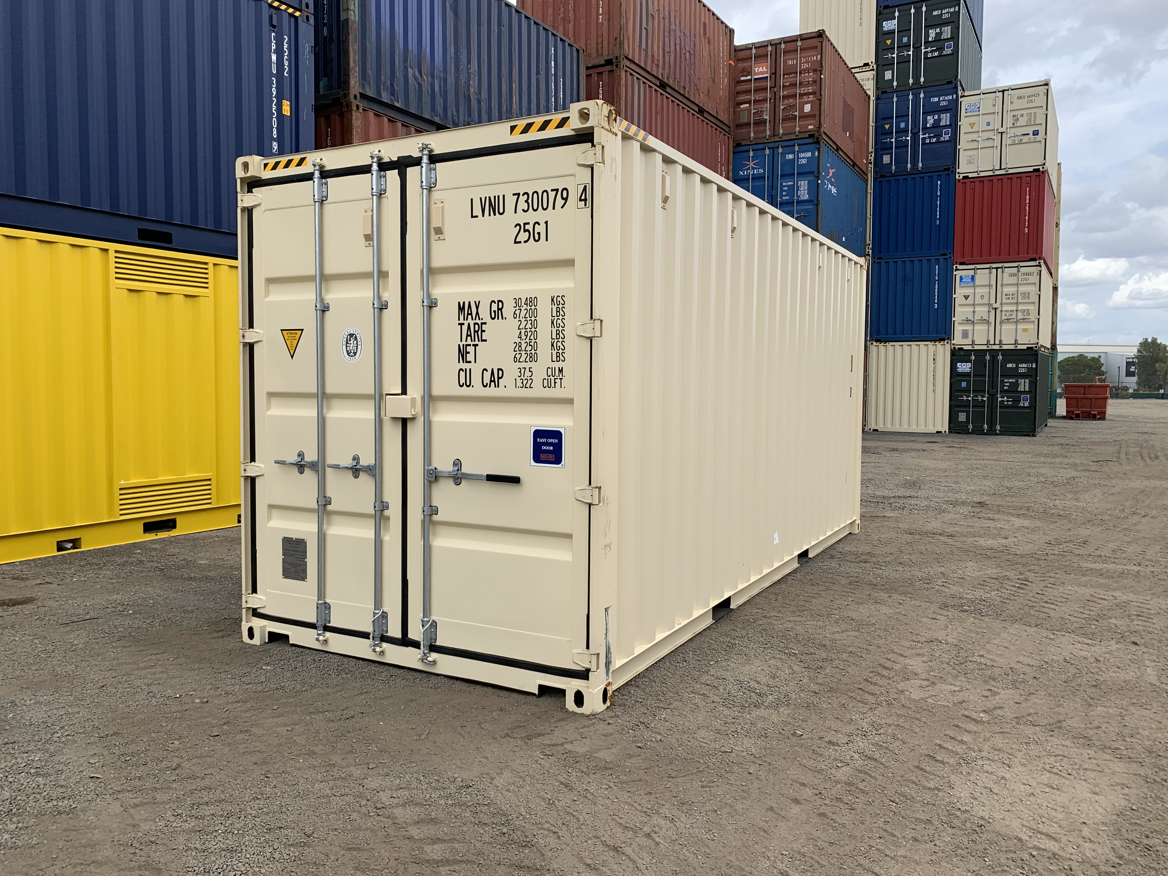 20ft high cube shipping container