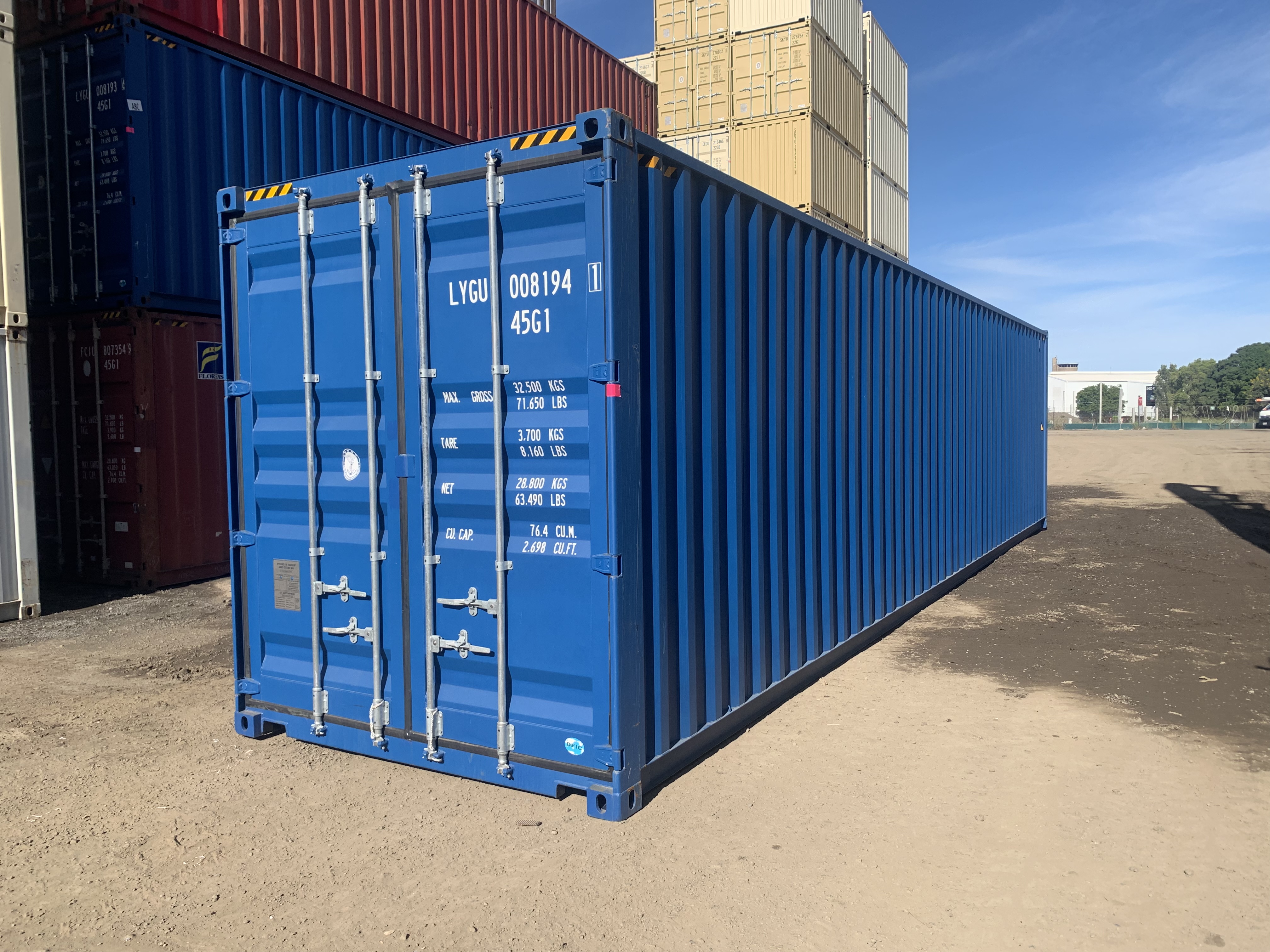 40ft High Cube Shipping Container