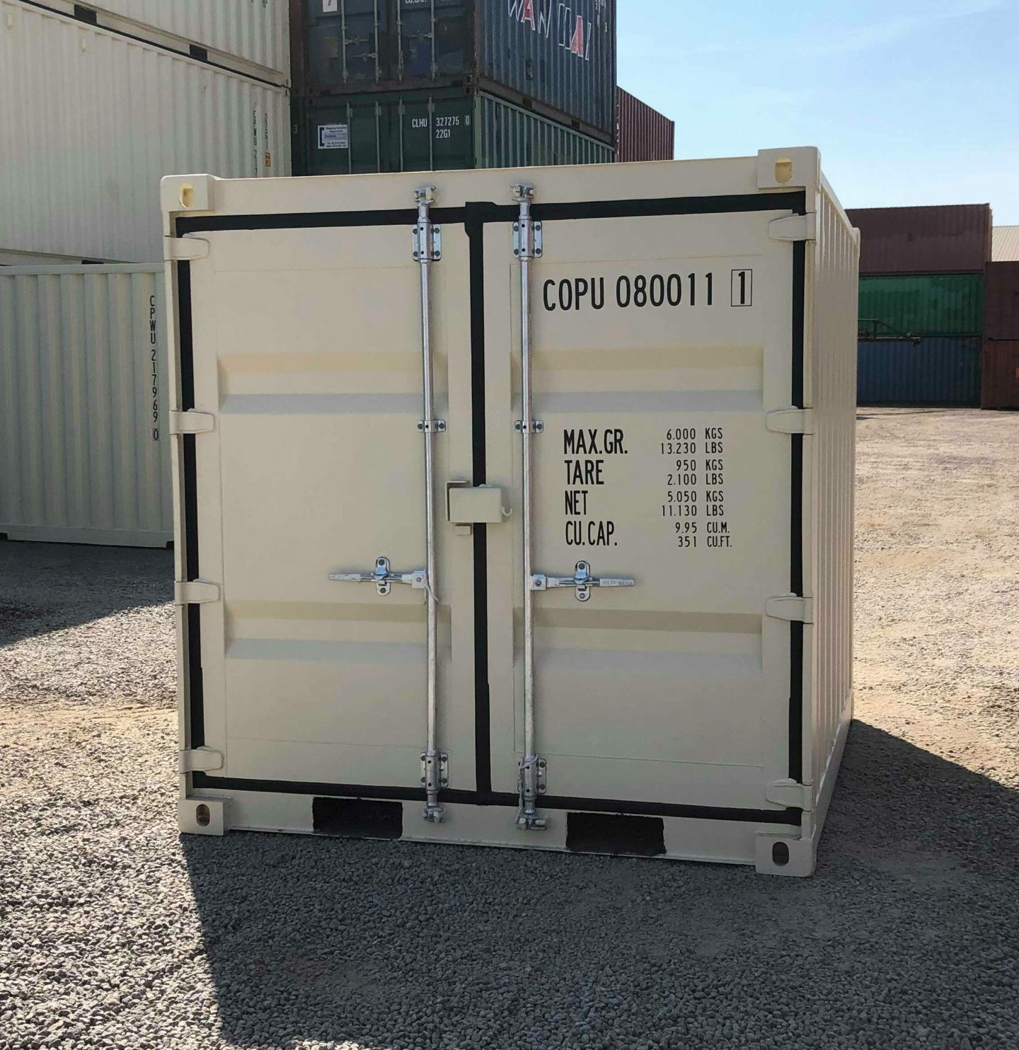 8ft Mini Cube Shipping Container