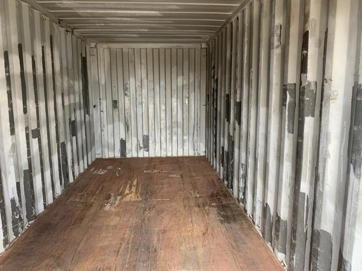 20ft used shipping container interior