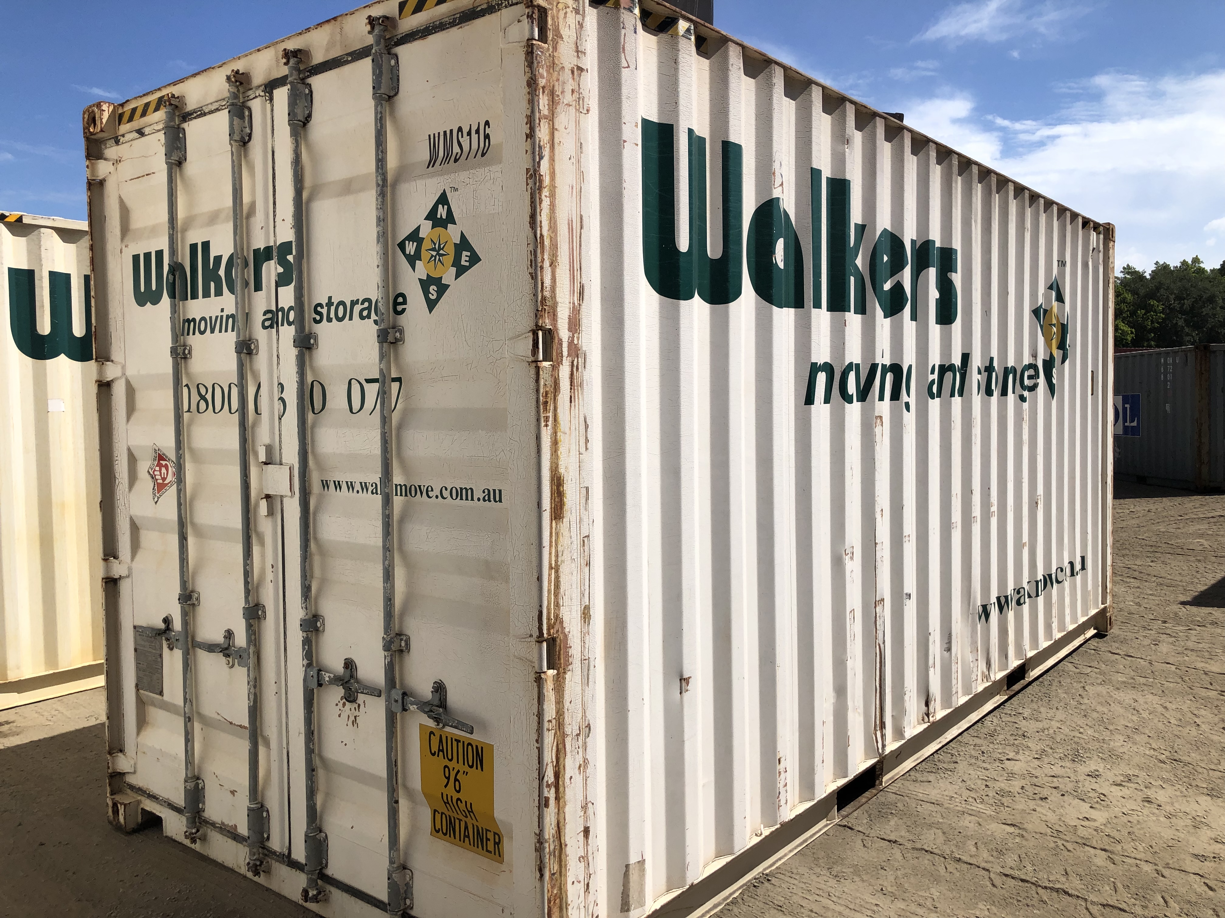 20ft used shipping container