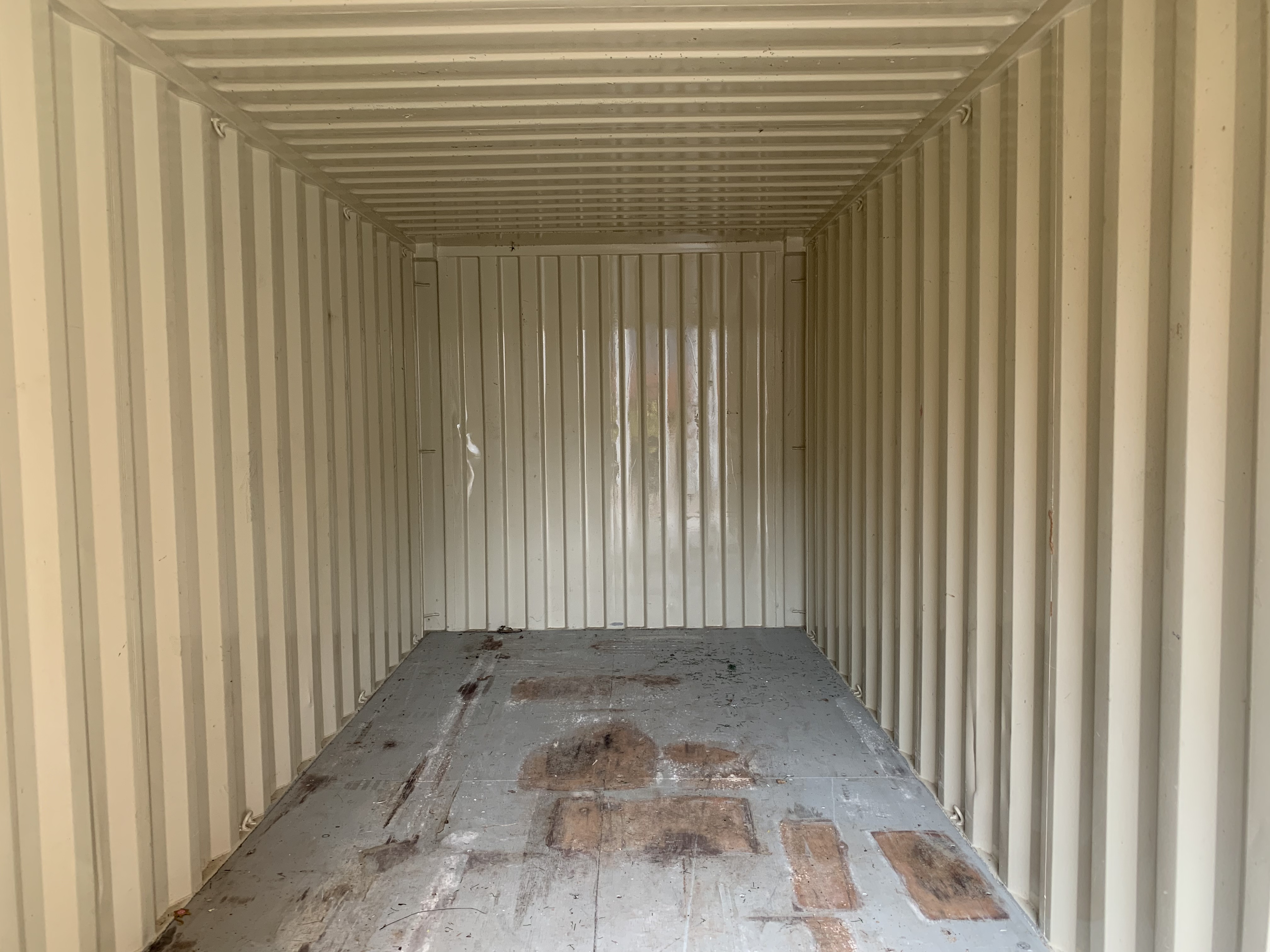 20ft used shipping container inside