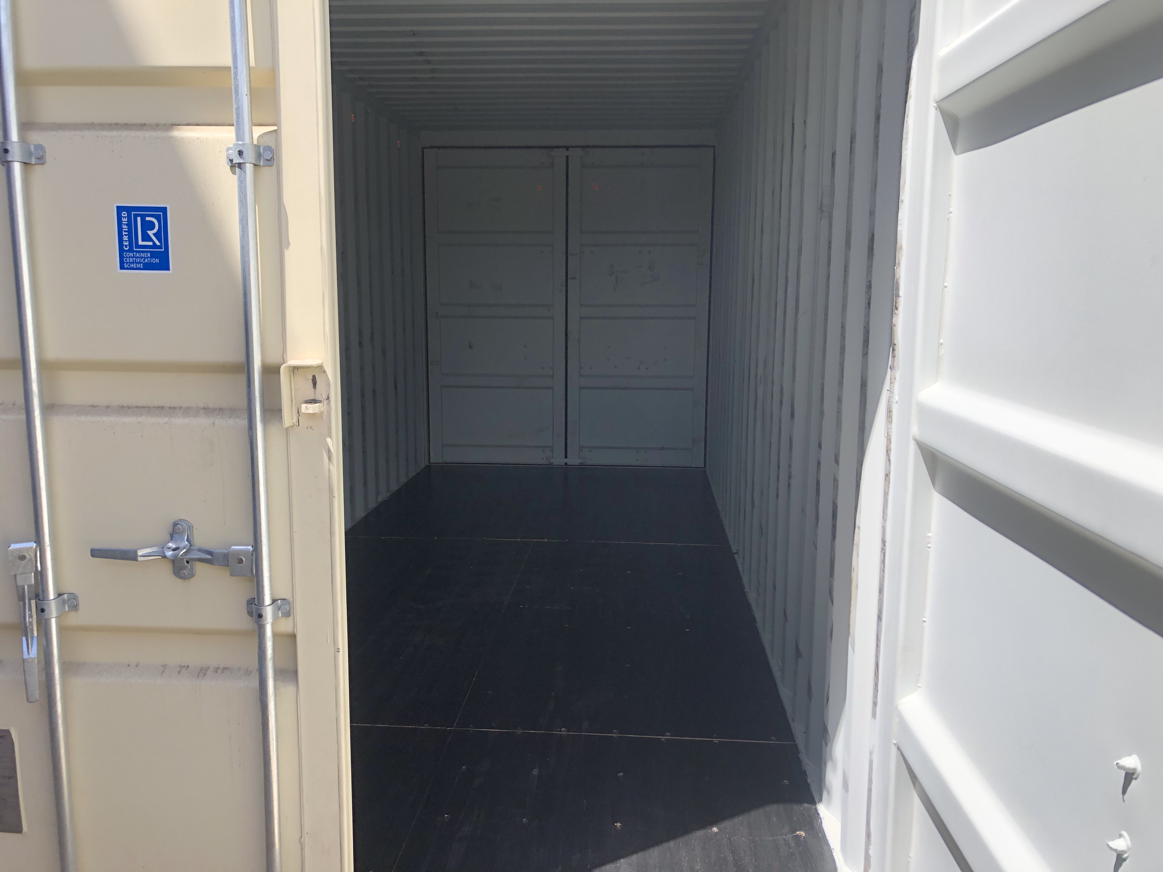 20ft new double door high cube shipping container.