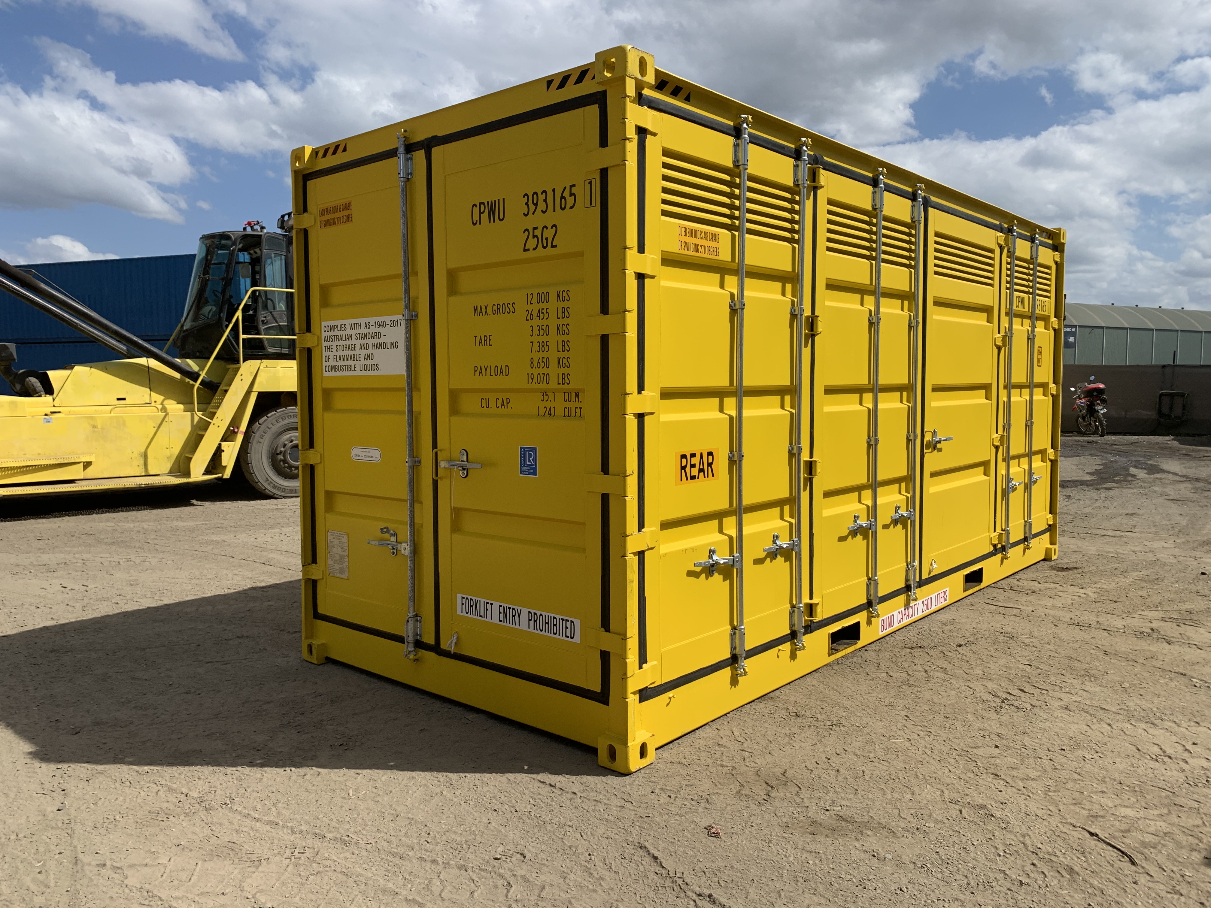 20ft new dangerous goods shipping container.