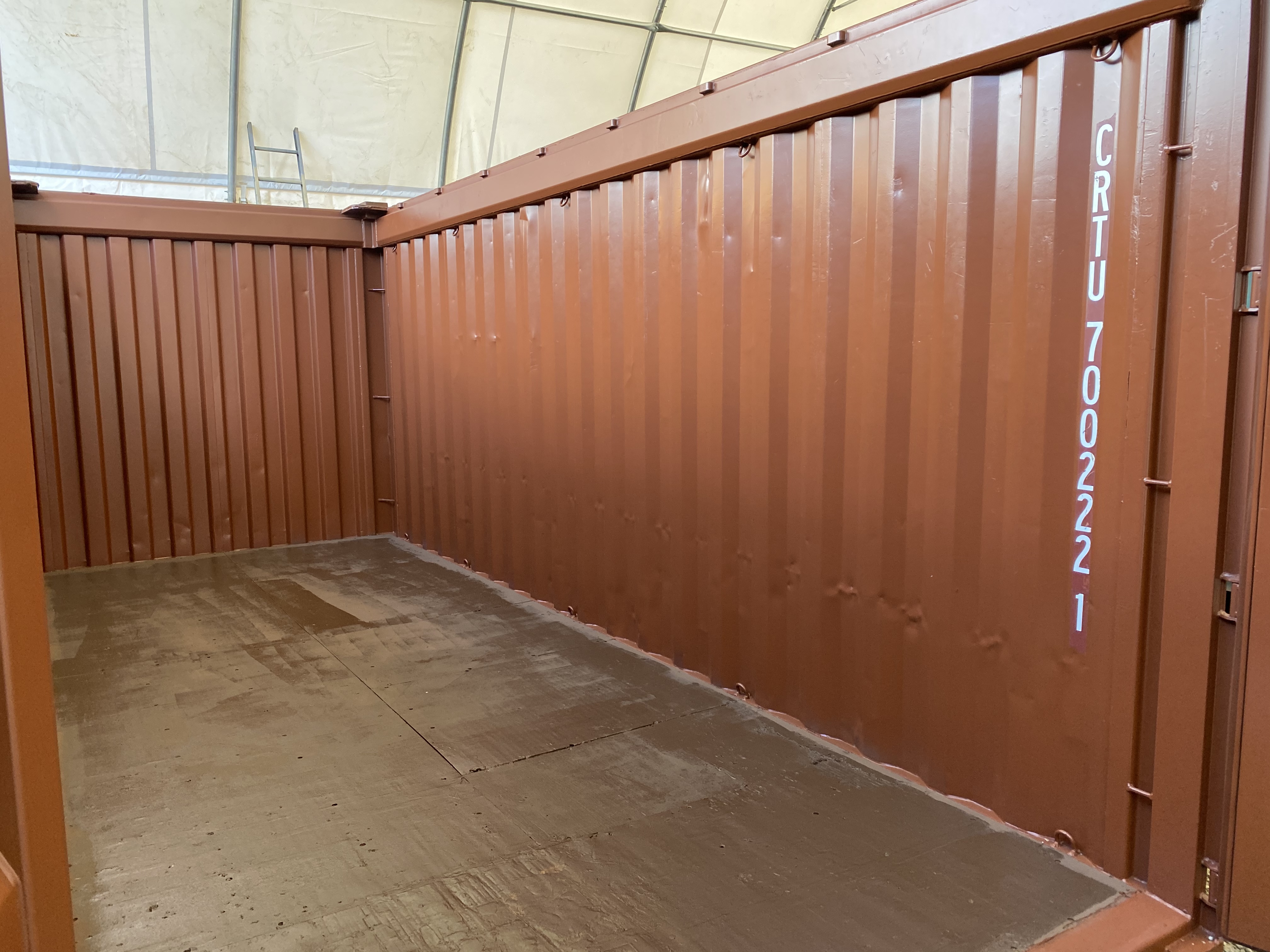 20ft new general purpose open top shipping container.