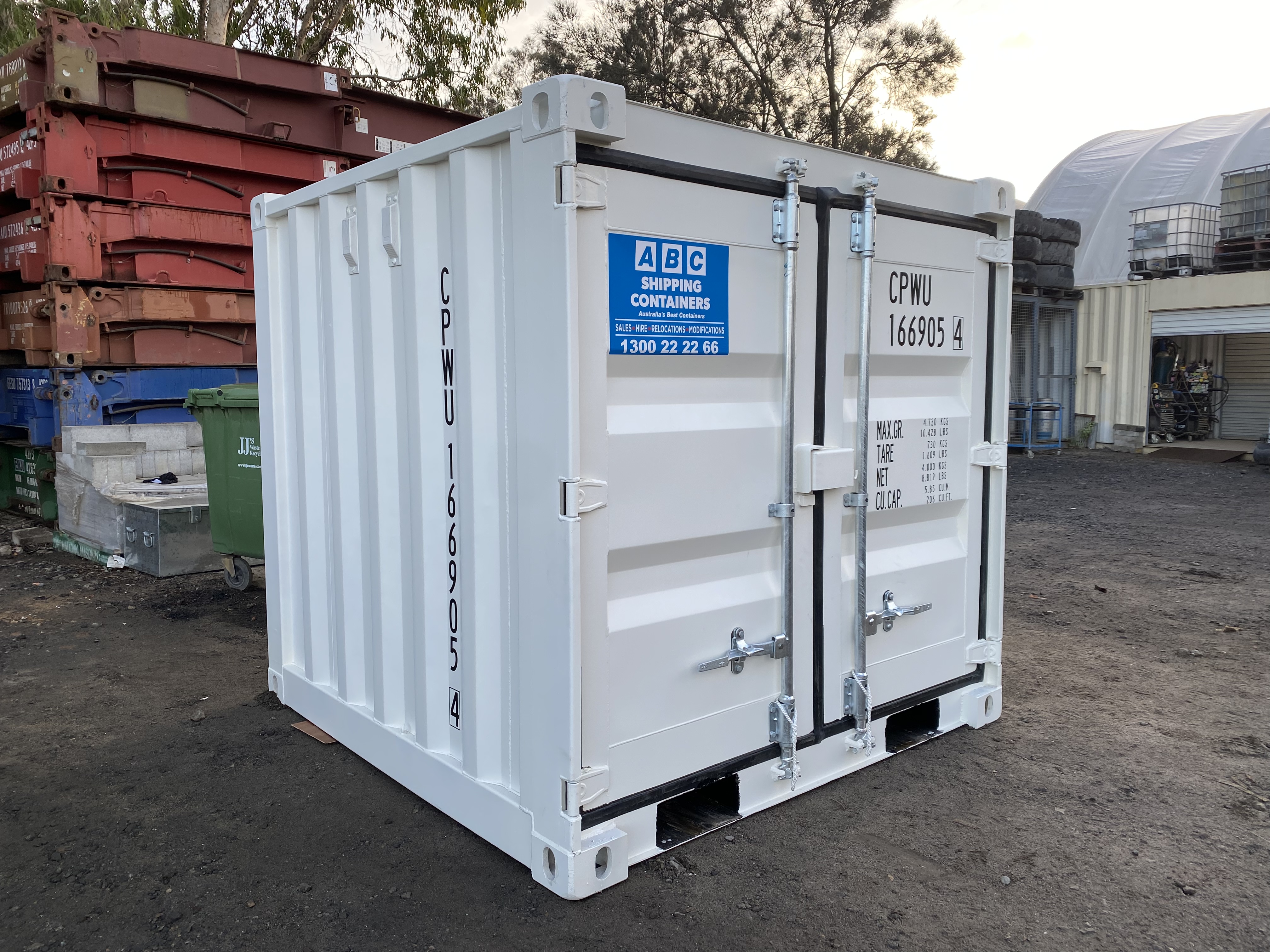 6ft new mini cube shipping container.