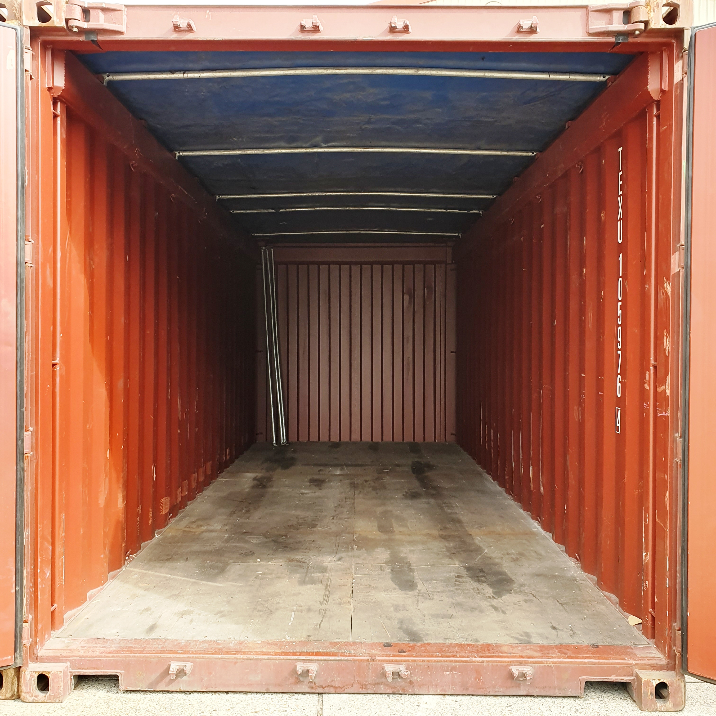 20ft used open top general purpose shipping container.