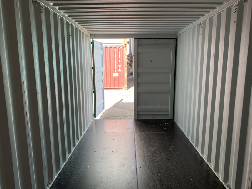 Inside of a grade 9 20ft shipping container