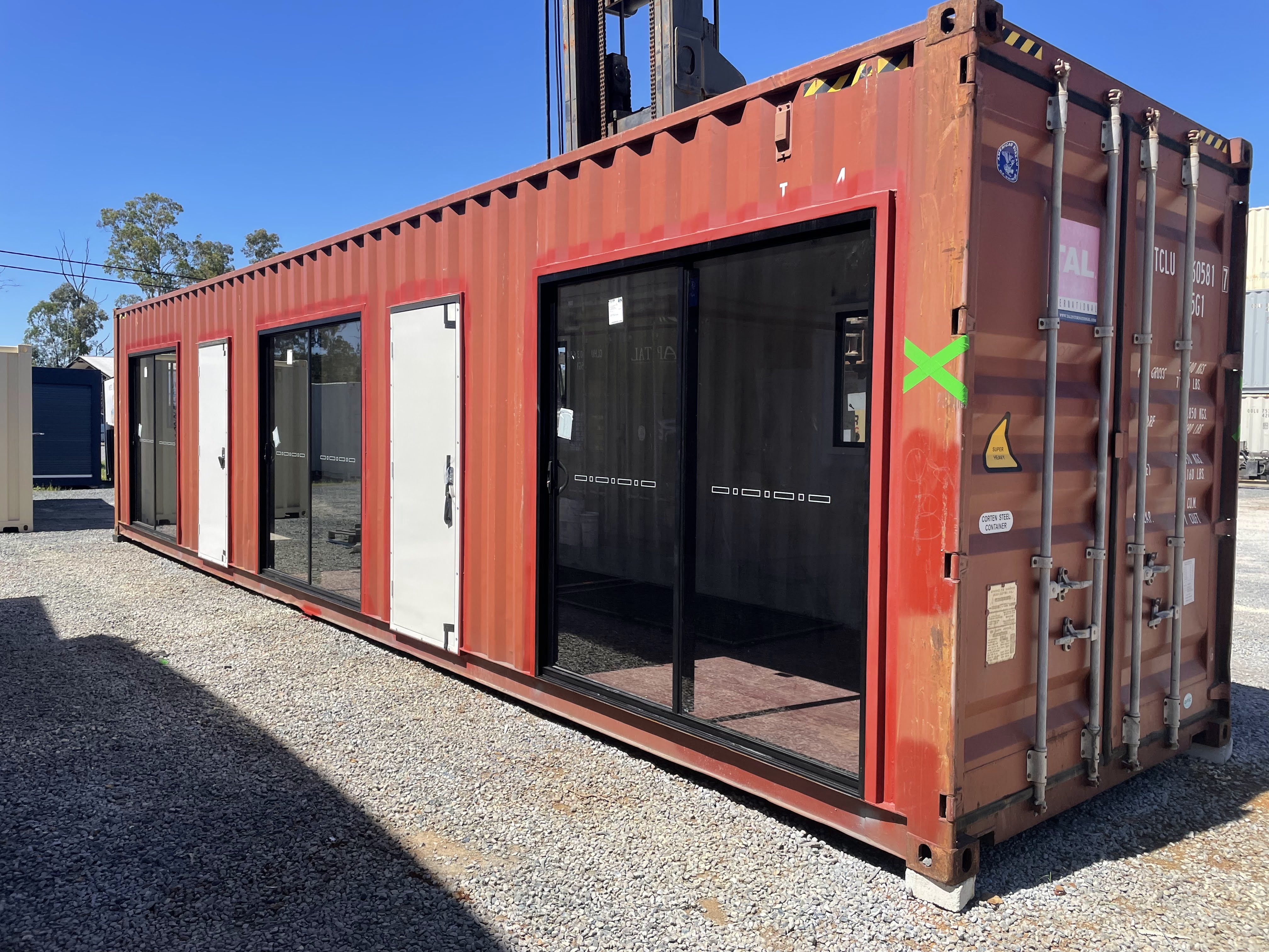 Modified shipping container