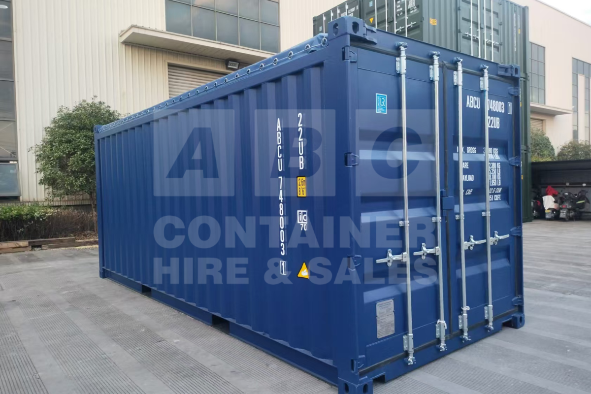 Rank 8 out of 10 new build blue 20' Standard Height Open Top (Tarp and Bows - steel floor) in Brisbane.