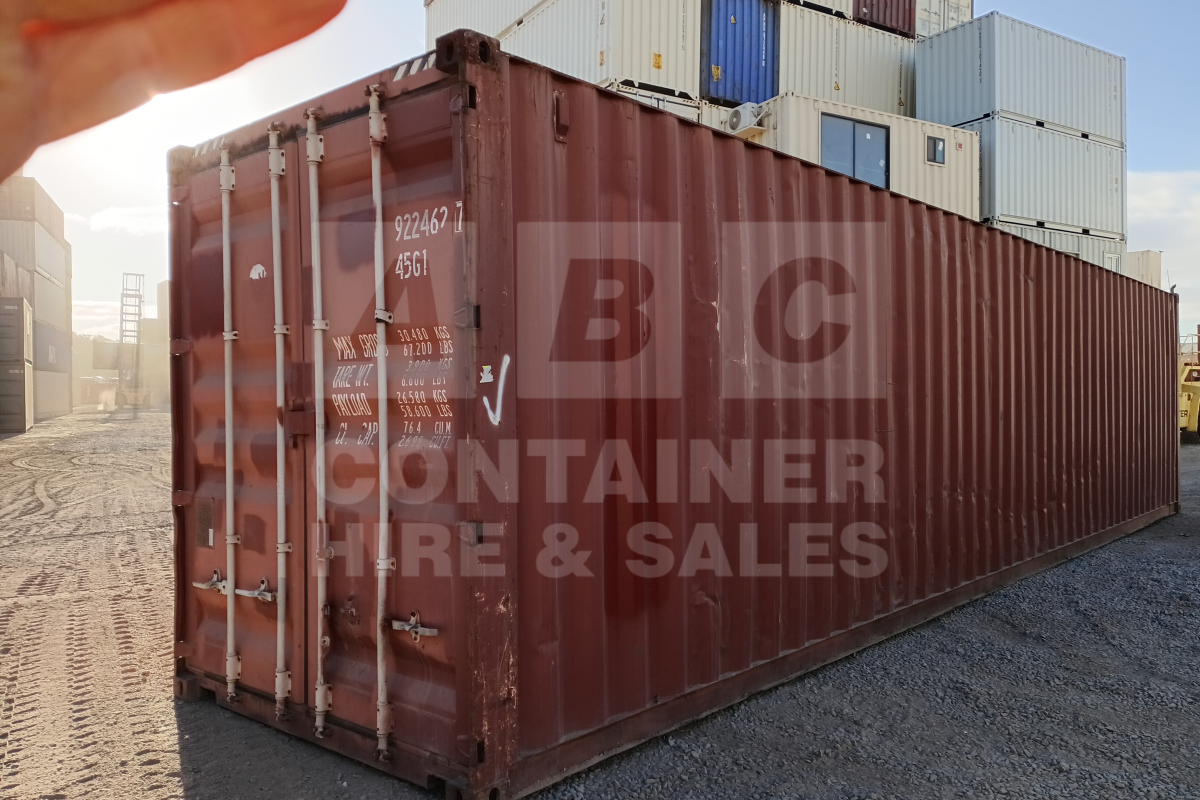 Rank 3 out of 10 used brown 40 foot high cube shipping container in Emerald.